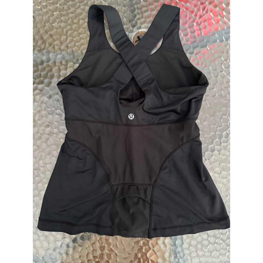Lululemon Black Run Swiftly Tech Tank Size 6 - image 4